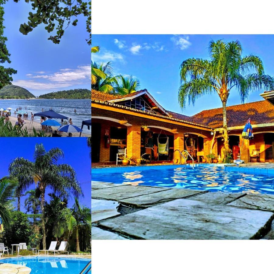Pousada Na Praia Ubatuba Bagian luar foto